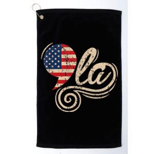 Kamala Harris 2024 President Comma La Platinum Collection Golf Towel