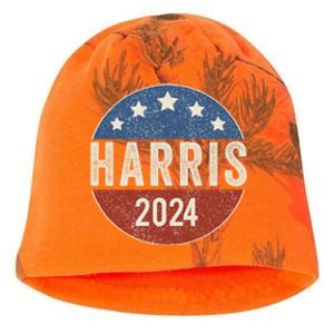 Kamala Harris 2024 For President Campaign Us Flag Great Gift Kati - Camo Knit Beanie