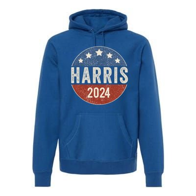 Kamala Harris 2024 For President Campaign Us Flag Great Gift Premium Hoodie