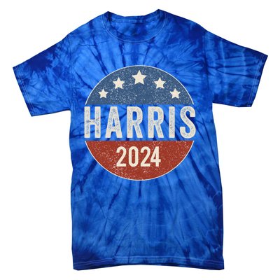 Kamala Harris 2024 For President Campaign Us Flag Great Gift Tie-Dye T-Shirt