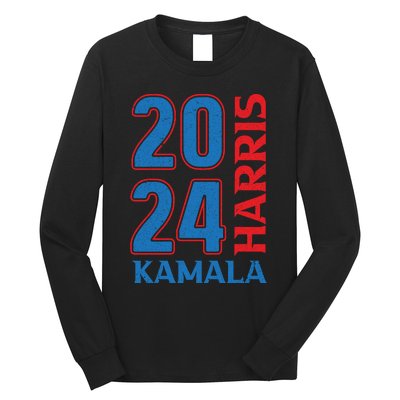 Kamala Harris 2024 Graphic Long Sleeve Shirt