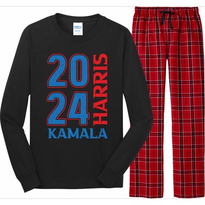 Kamala Harris 2024 Graphic Long Sleeve Pajama Set