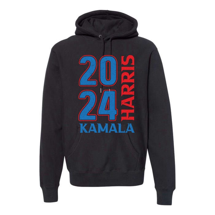 Kamala Harris 2024 Graphic Premium Hoodie