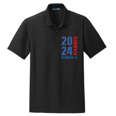 Kamala Harris 2024 Graphic Dry Zone Grid Polo