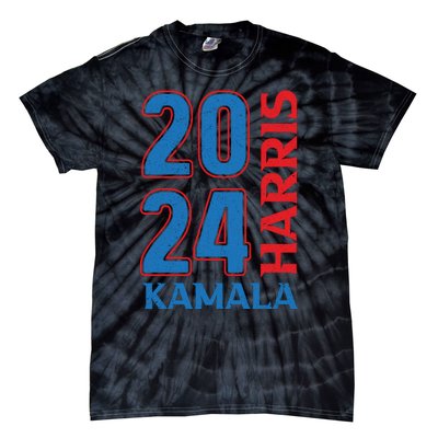 Kamala Harris 2024 Graphic Tie-Dye T-Shirt