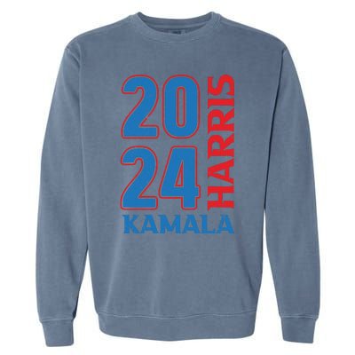 Kamala Harris 2024 Graphic Garment-Dyed Sweatshirt