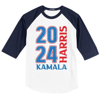 Kamala Harris 2024 Graphic Baseball Sleeve Shirt