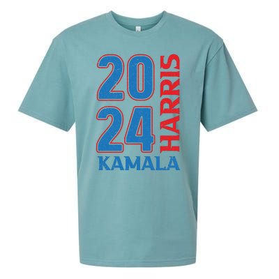 Kamala Harris 2024 Graphic Sueded Cloud Jersey T-Shirt