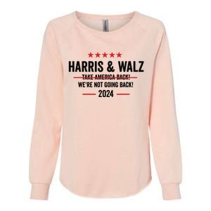 Kamala Harris 2024 For President Harris Walz 2024 Antitrump Womens California Wash Sweatshirt