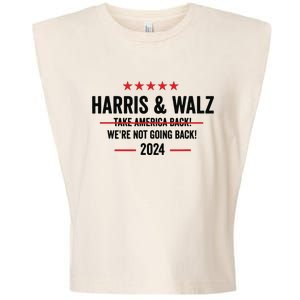 Kamala Harris 2024 For President Harris Walz 2024 Antitrump Garment-Dyed Women's Muscle Tee