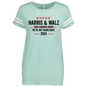 Kamala Harris 2024 For President Harris Walz 2024 Antitrump Enza Ladies Jersey Football T-Shirt