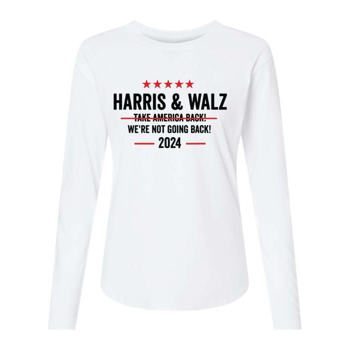 Kamala Harris 2024 For President Harris Walz 2024 Antitrump Womens Cotton Relaxed Long Sleeve T-Shirt