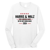 Kamala Harris 2024 For President Harris Walz 2024 Antitrump Long Sleeve Shirt