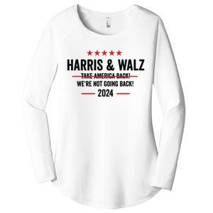 Kamala Harris 2024 For President Harris Walz 2024 Antitrump Women's Perfect Tri Tunic Long Sleeve Shirt