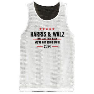 Kamala Harris 2024 For President Harris Walz 2024 Antitrump Mesh Reversible Basketball Jersey Tank