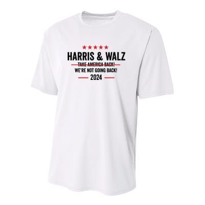 Kamala Harris 2024 For President Harris Walz 2024 Antitrump Youth Performance Sprint T-Shirt