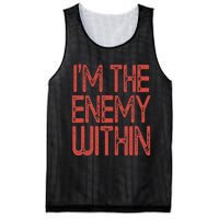 Kamala Harris 2024 I Am The Enemy Within Mesh Reversible Basketball Jersey Tank