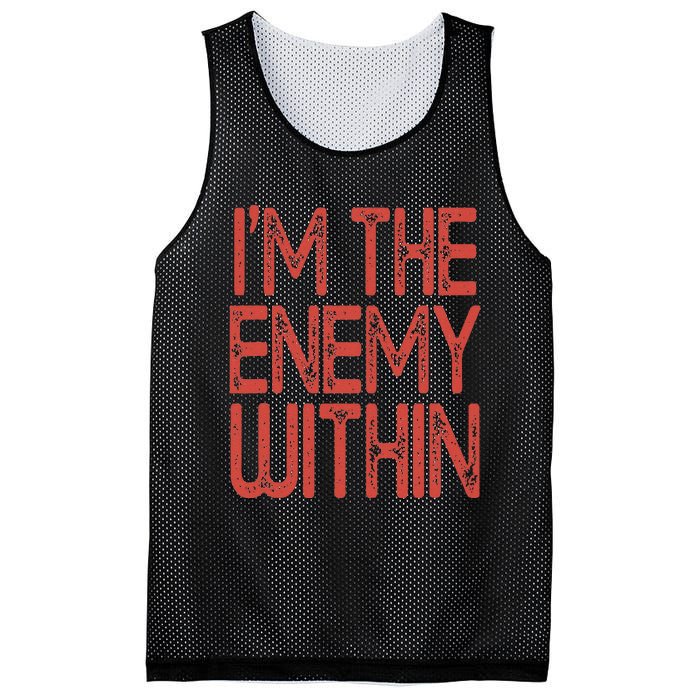 Kamala Harris 2024 I Am The Enemy Within Mesh Reversible Basketball Jersey Tank