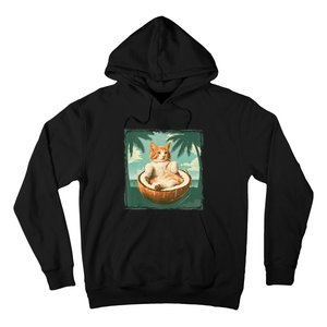 Kamala Harris 2024 Cat Lady Coconut Tree Vote Election Funny Hoodie