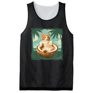 Kamala Harris 2024 Cat Lady Coconut Tree Vote Election Funny Mesh Reversible Basketball Jersey Tank