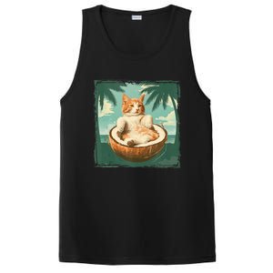 Kamala Harris 2024 Cat Lady Coconut Tree Vote Election Funny PosiCharge Competitor Tank