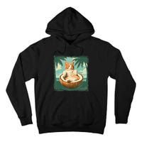 Kamala Harris 2024 Cat Lady Coconut Tree Vote Election Funny Tall Hoodie