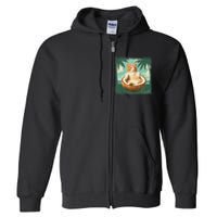 Kamala Harris 2024 Cat Lady Coconut Tree Vote Election Funny Full Zip Hoodie