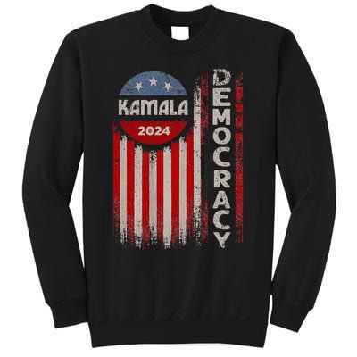 Kamala Harris 2024 Us Flag Democratic President Sweatshirt