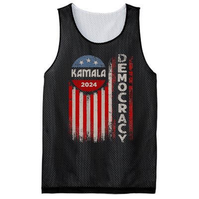 Kamala Harris 2024 Us Flag Democratic President Mesh Reversible Basketball Jersey Tank