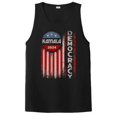 Kamala Harris 2024 Us Flag Democratic President PosiCharge Competitor Tank