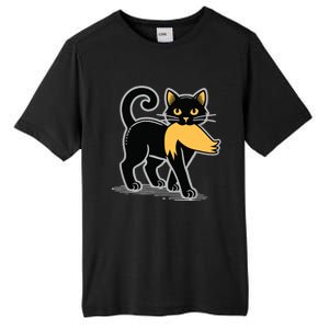 Kamala Harris 2024 Cat Carrying Trump Hair Sarcastic Walz Tall Fusion ChromaSoft Performance T-Shirt