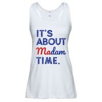 Kamala Harris 2024 ItS About Madam Time President Election Ladies Essential Flowy Tank