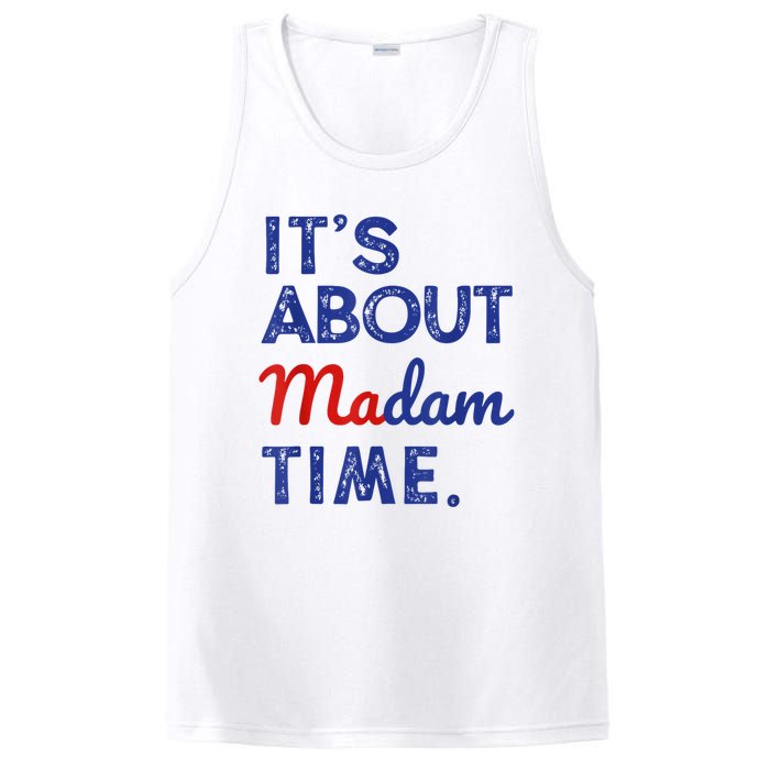 Kamala Harris 2024 ItS About Madam Time President Election PosiCharge Competitor Tank