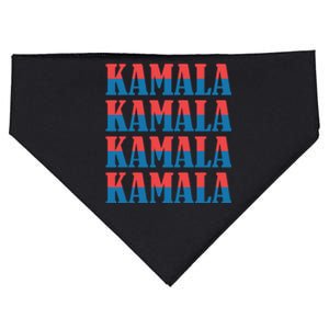 Kamala Harris 2024 President Harris Supporter Graphics USA-Made Doggie Bandana