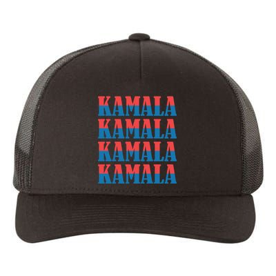 Kamala Harris 2024 President Harris Supporter Graphics Yupoong Adult 5-Panel Trucker Hat