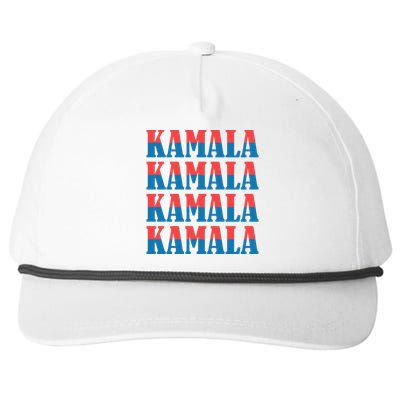 Kamala Harris 2024 President Harris Supporter Graphics Snapback Five-Panel Rope Hat