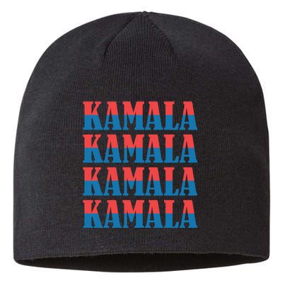 Kamala Harris 2024 President Harris Supporter Graphics Sustainable Beanie