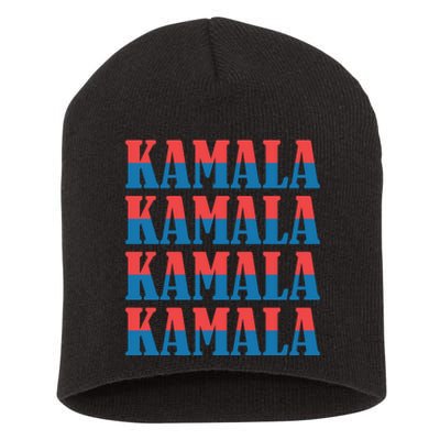 Kamala Harris 2024 President Harris Supporter Graphics Short Acrylic Beanie