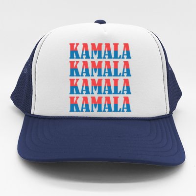 Kamala Harris 2024 President Harris Supporter Graphics Trucker Hat