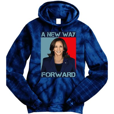 Kamala Harris 2024 A New Way Forward American Election Tie Dye Hoodie