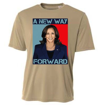 Kamala Harris 2024 A New Way Forward American Election Cooling Performance Crew T-Shirt