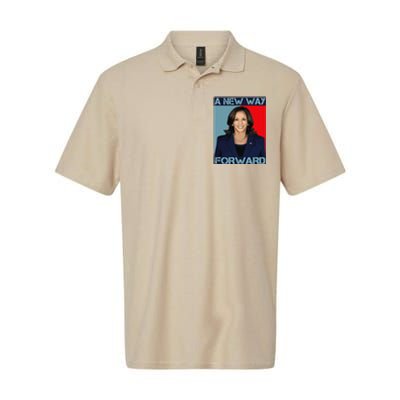 Kamala Harris 2024 A New Way Forward American Election Softstyle Adult Sport Polo