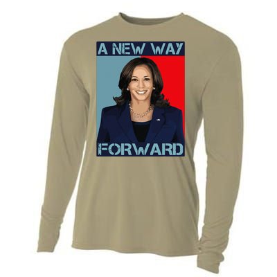 Kamala Harris 2024 A New Way Forward American Election Cooling Performance Long Sleeve Crew