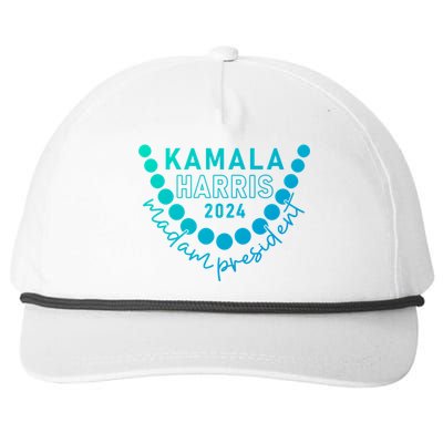 Kamala Harris 2024 Madam President IM Speaking Democrat Gift Snapback Five-Panel Rope Hat