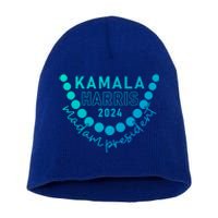 Kamala Harris 2024 Madam President IM Speaking Democrat Gift Short Acrylic Beanie