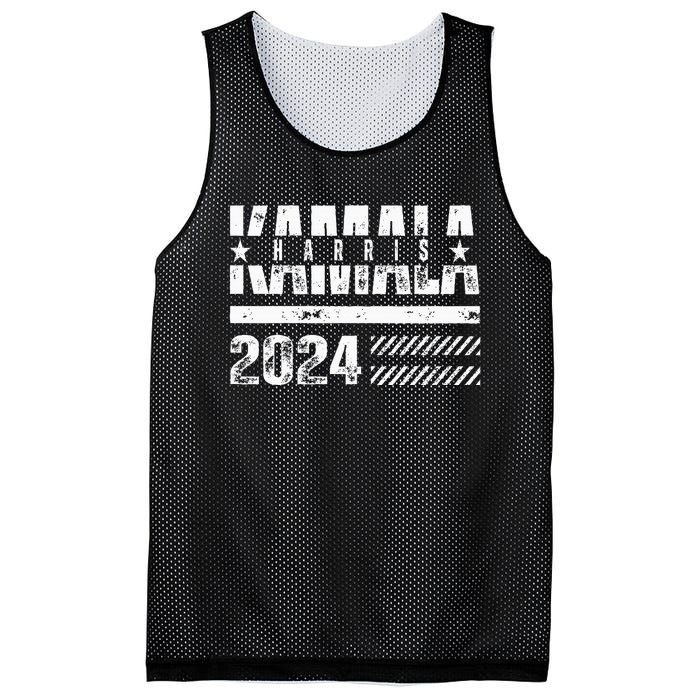 Kamala Harris 2024 Kamala For President Mesh Reversible Basketball Jersey Tank