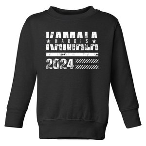 Kamala Harris 2024 Kamala For President Toddler Sweatshirt