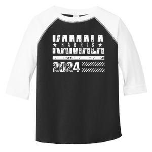 Kamala Harris 2024 Kamala For President Toddler Fine Jersey T-Shirt