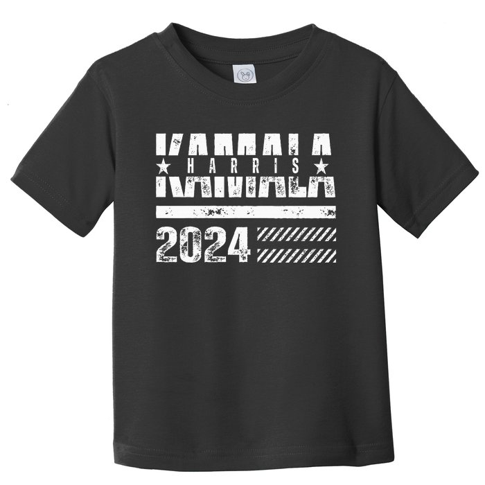 Kamala Harris 2024 Kamala For President Toddler T-Shirt