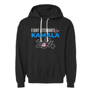 Kamala Harris 2024 For President Garment-Dyed Fleece Hoodie